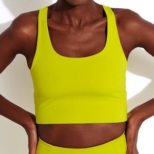 Girlfriend Collective Chartreuse Paloma Bra
